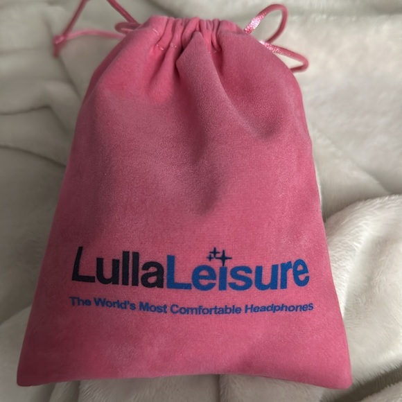 LULLALEISURE LULLABAND Wireless Headband Pink w/ Pouch EUC - Picture 11 of 11